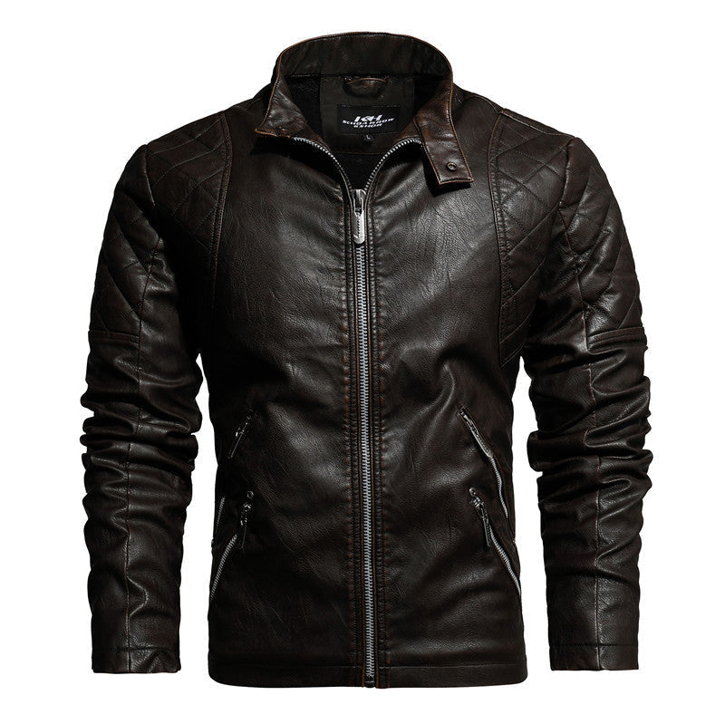 Men's Leather Fashion Trendy Jacket