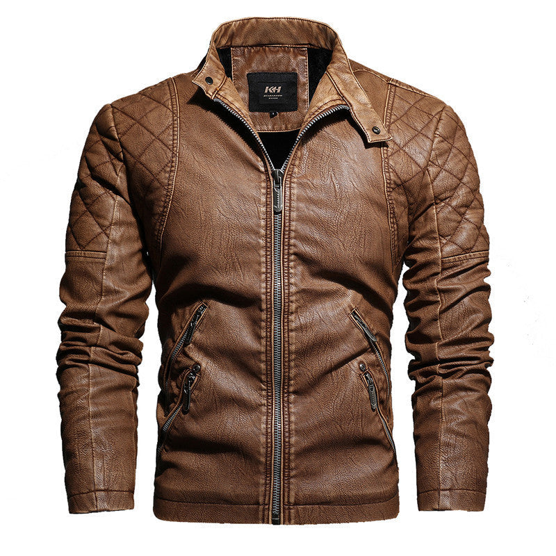 Men's Leather Fashion Trendy Jacket