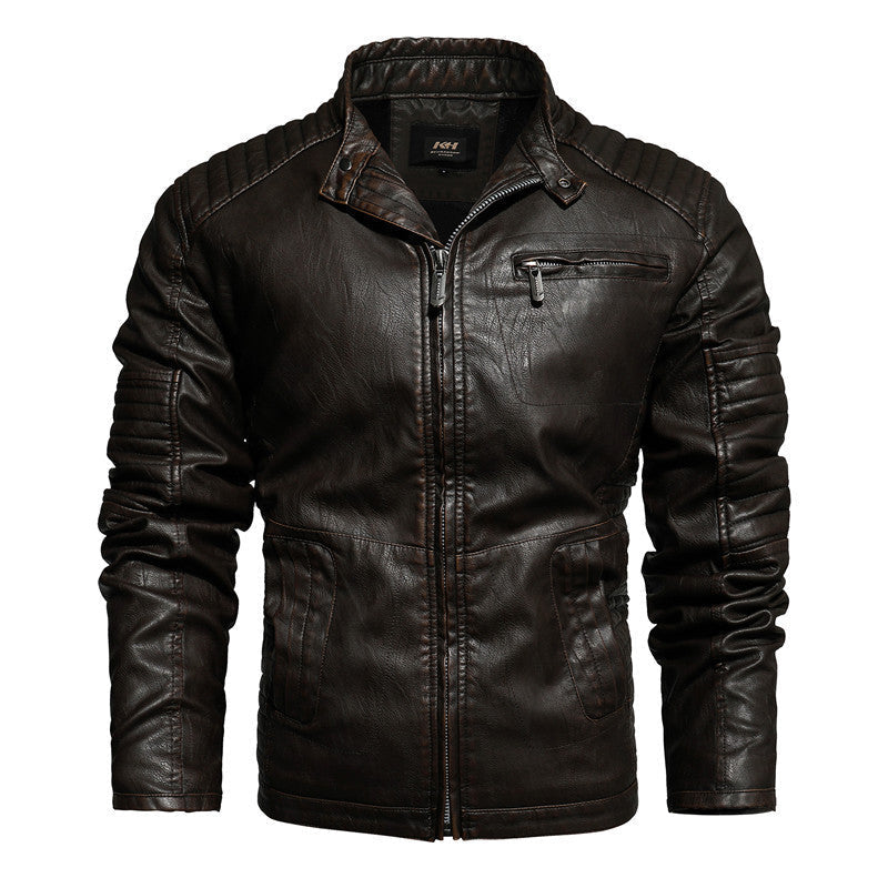 Men's Leather Fashion Trendy Jacket