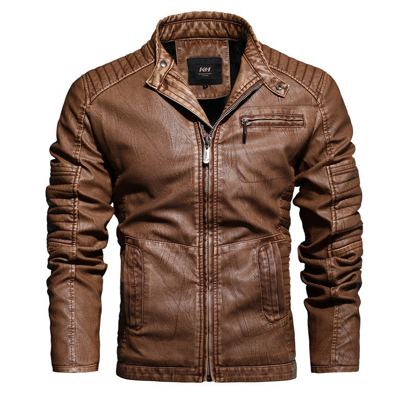 Men's Leather Fashion Trendy Jacket